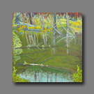 Pond on Road to Kaslo BC  - 24x24 - SOLD